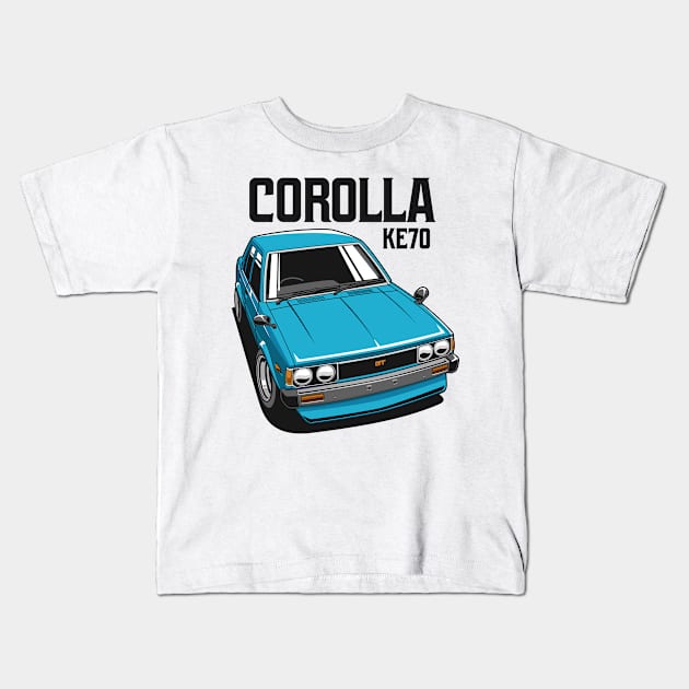 Corolla KE70 Kids T-Shirt by squealtires